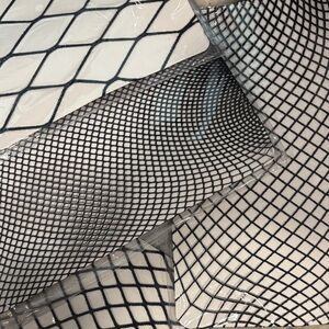 Black thigh high Fishnet Tights